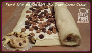 PB and CC Cream cheese cookies