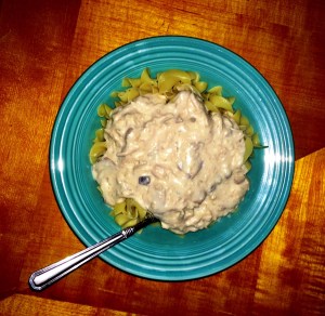 Crockpot stroganoff